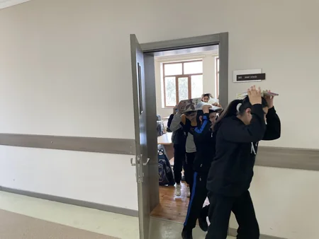 FHN-in Qarabağ Regional Mərkəzi tərəfindən orta məktəbdə təlim keçirilib