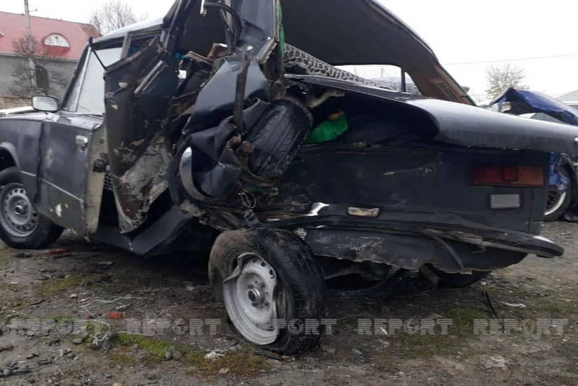 В Кюрдамире произошло ДТП, есть пострадавшие