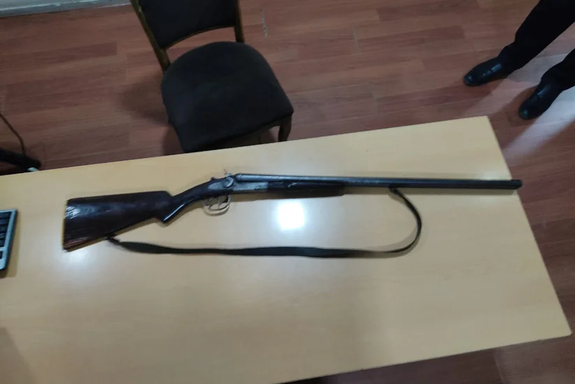 Neftçala sakinindən sənədləri olmayan silah aşkarlandı