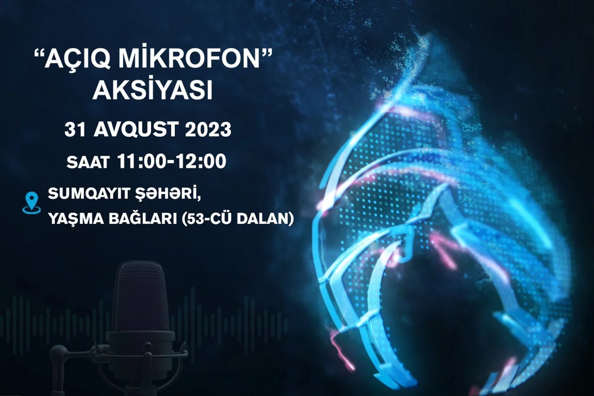 Azəriqaz bu dəfə Açıq mikrofonunu Yaşma bağlarında quracaq