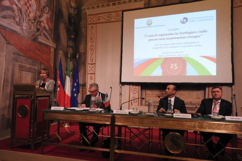 İtaliya Senatında Azərbaycan və İtaliya arasında 25 illik əməkdaşlıq: strateji tərəfdaşlığa aparan yol adlı konfrans keçirilib
