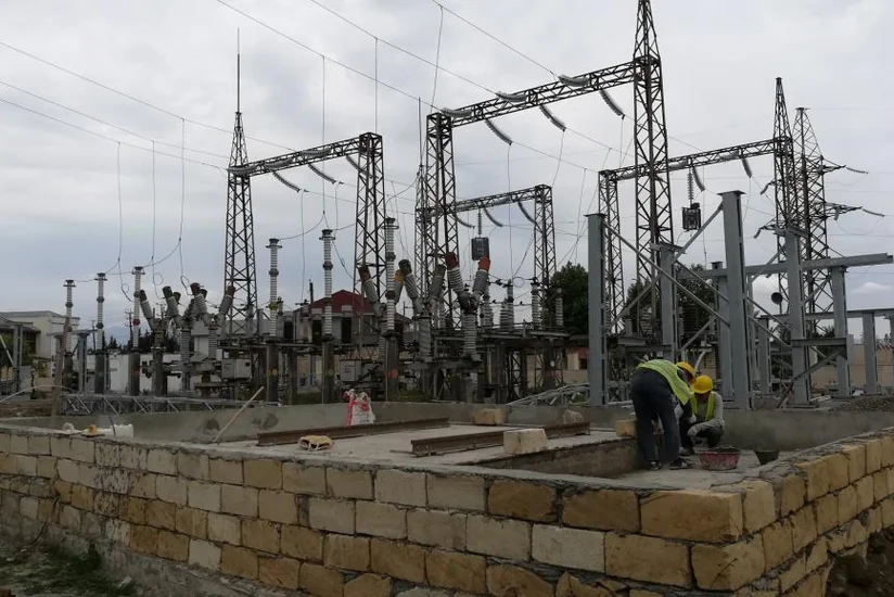 Lənkəranda tikilən yeni elektrik yarımstansiyası 3 aydan sonra istifadəyə veriləcək