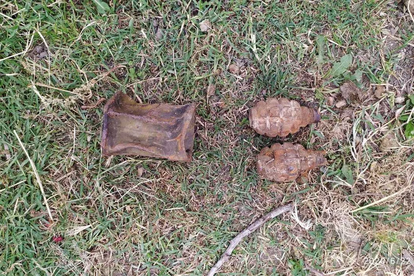 Xızıda əl qumbaraları və partladıcılar aşkarlandı