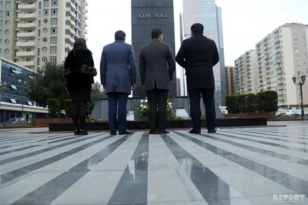 Russian Commissioner for Human Rights visits Memorial to Khojaly victims - PHOTO