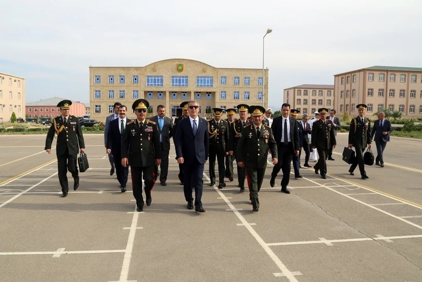 Закир Гасанов и Хулуси Акар посетили в Нахчыване Учебно-тренировочный центр