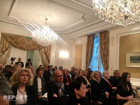 Parisdə Heydər Əliyevin anadan olmasının 96-cı ildönümünə həsr olunmuş tədbir keçirilib - FOTO