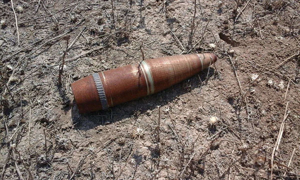 Tərtərdə partlamamış hərbi sursat aşkar edilib