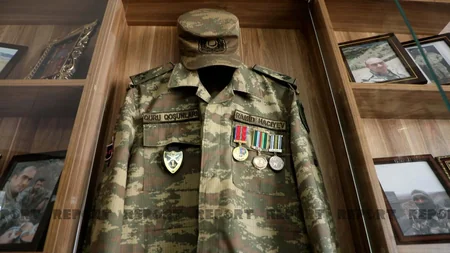 Əsgərini canı bahasına xilas edən komandir