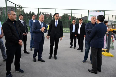 Gənclər və İdman Nazirliyi daha bir Sağlam məhəllə idman zonasını istifadəyə verib