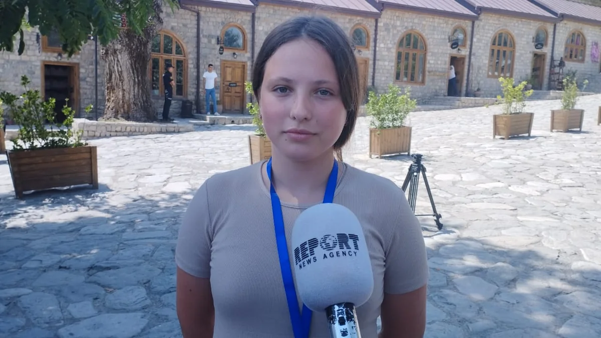 Анастасия Смахлюк: По возвращении в Киев поделюсь с друзьями впечатлениями о поездке в Азербайджан