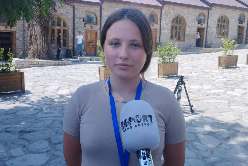Анастасия Смахлюк: По возвращении в Киев поделюсь с друзьями впечатлениями о поездке в Азербайджан