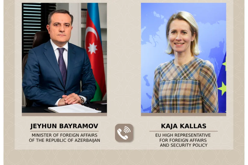 Джейхун Байрамов и Кайя Каллас провели телефонный разговор