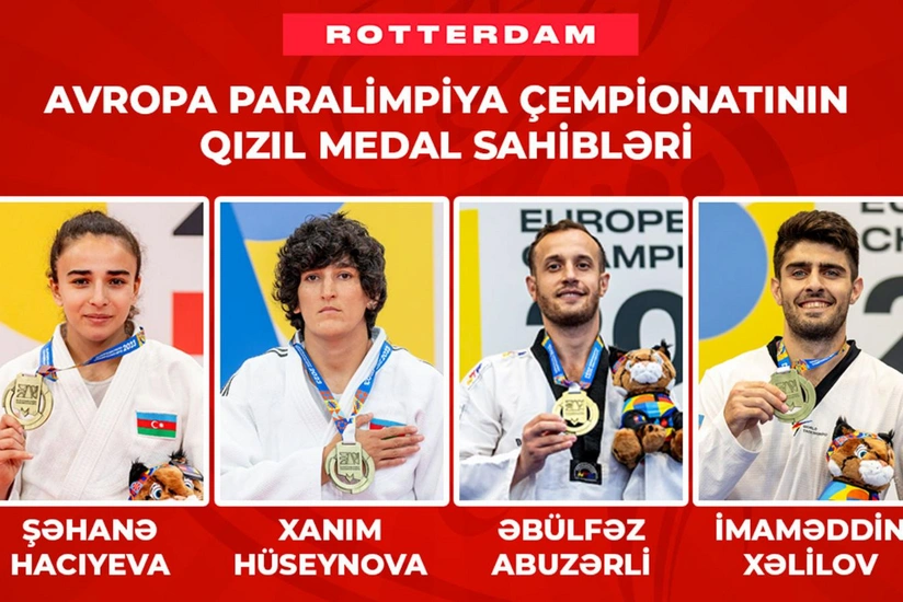 Azerbaijani para athletes claim 13 medals at European Championship