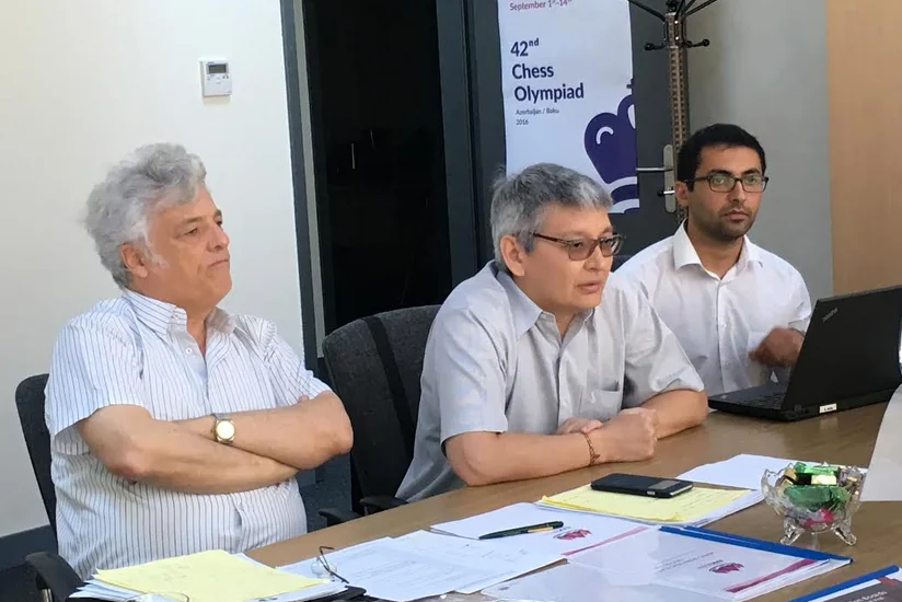 FIDE officials visited Baku amid Baku Chess Olympiad