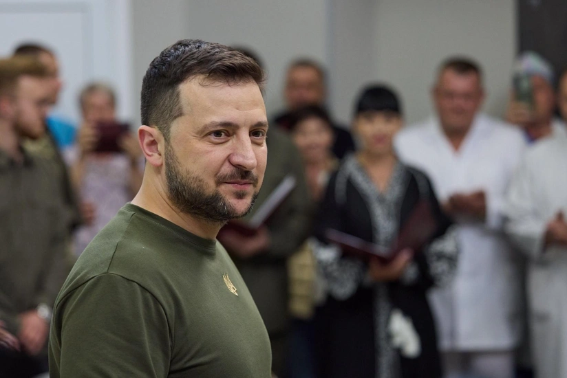 Volodimir Zelenski Kişineuya gedib