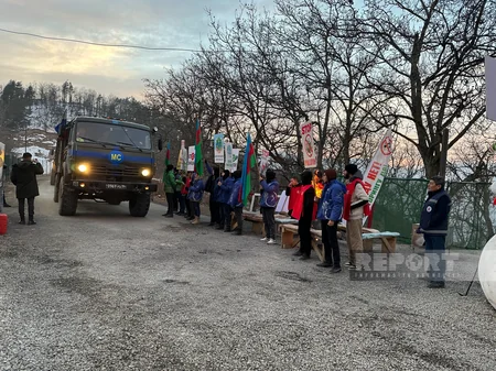 Bu gün Xankəndi-Laçın yolunda sülhməramlıların 56 avtomobili maneəsiz keçib - YENİLƏNİB-9