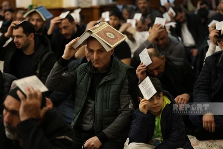 Bakıda Qədr gecəsi keçirilir - FOTOREPORTAJ