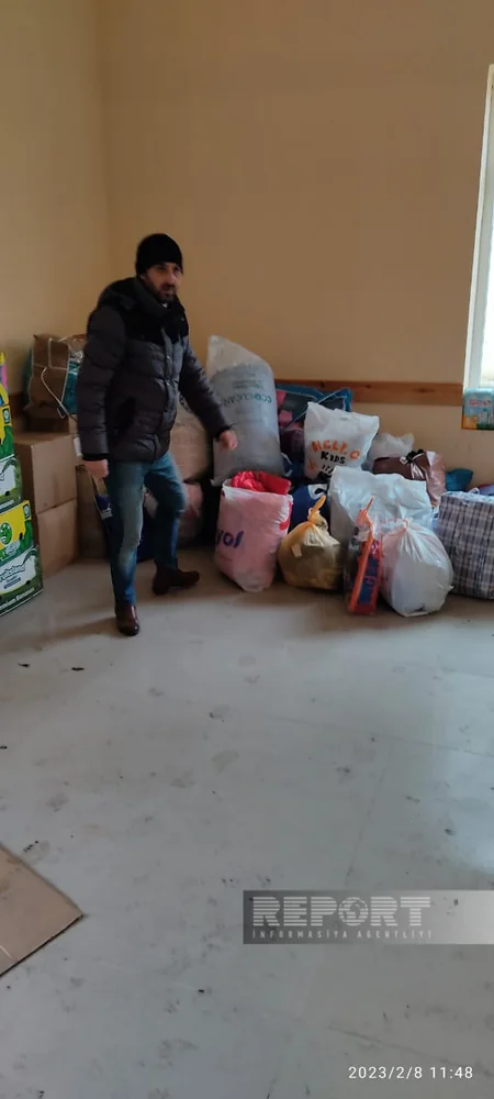 Aran bölgəsində Türkiyəyə yardım kampaniyasına start verilib