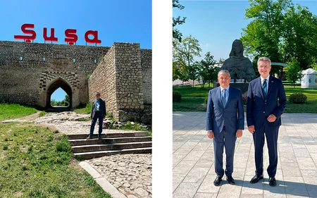 Almaniya səfiri: Şuşanın yenidənqurma proqramından təsirləndim