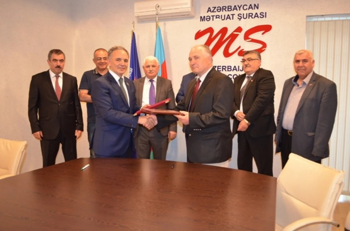 ​Mətbuat Şurası Belçika Türkcə Media Birliyi ilə anlaşma memorandumu imzalayıb