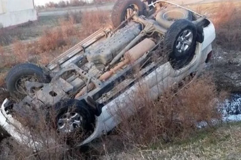 В Джалилабаде перевернулся автомобиль, есть пострадавшие