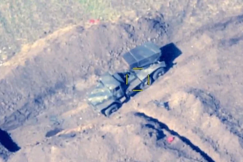 Düşmənin növbəti ağır artilleriyası məhv edildi