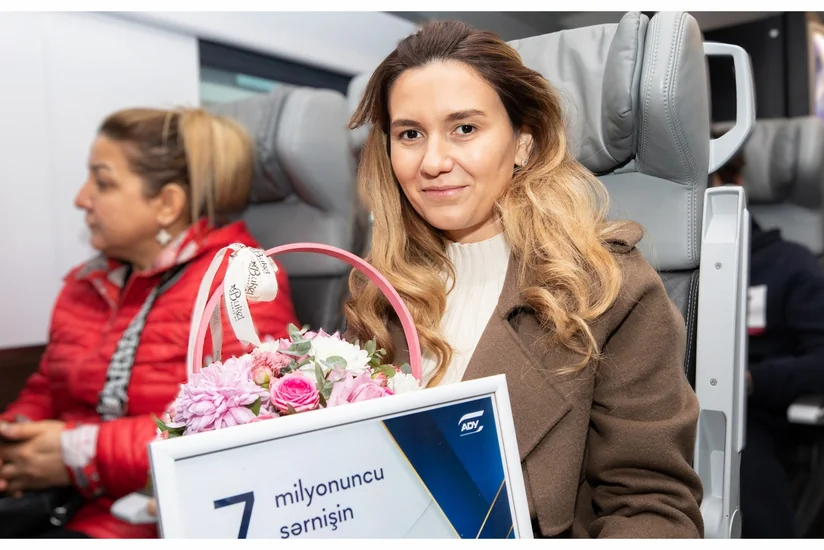 “Azərbaycan Dəmir Yolları” bu il ilk dəfə 7 milyonuncu sərnişini daşıyıb