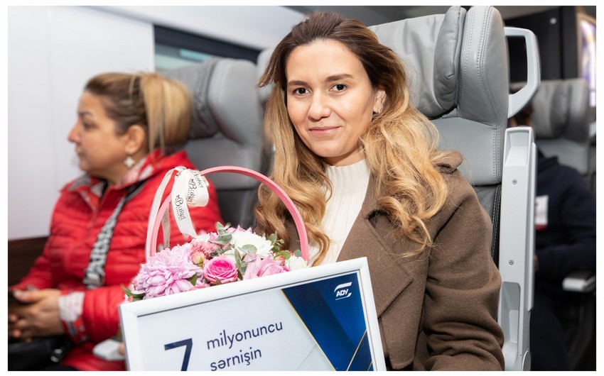 “Azərbaycan Dəmir Yolları” bu il ilk dəfə 7 milyonuncu sərnişini daşıyıb