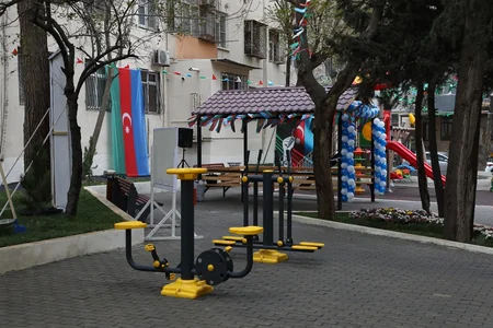 Nəsimidə “Abad həyət” sakinlərin istifadəsinə verilib