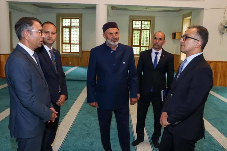 Ramin Məmmədov Qusardakı “Mustafa Kazdal” və Həsənqala kənd məscidlərini ziyarət edib