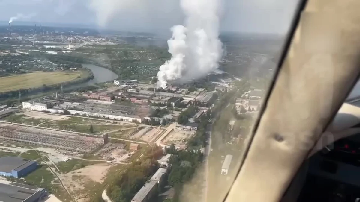 Rusiyanın “MiQ” zavodu yanır