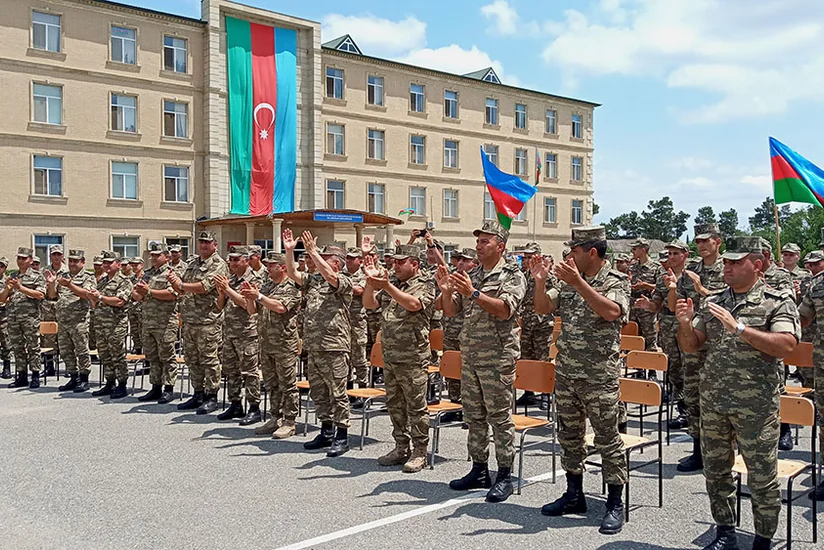 Raket və Artilleriya Qoşunlarının hərbi hissəsində tədbir keçirilib