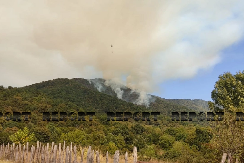Fire in Azerbaijan’s Zagatala spreads to wider area 