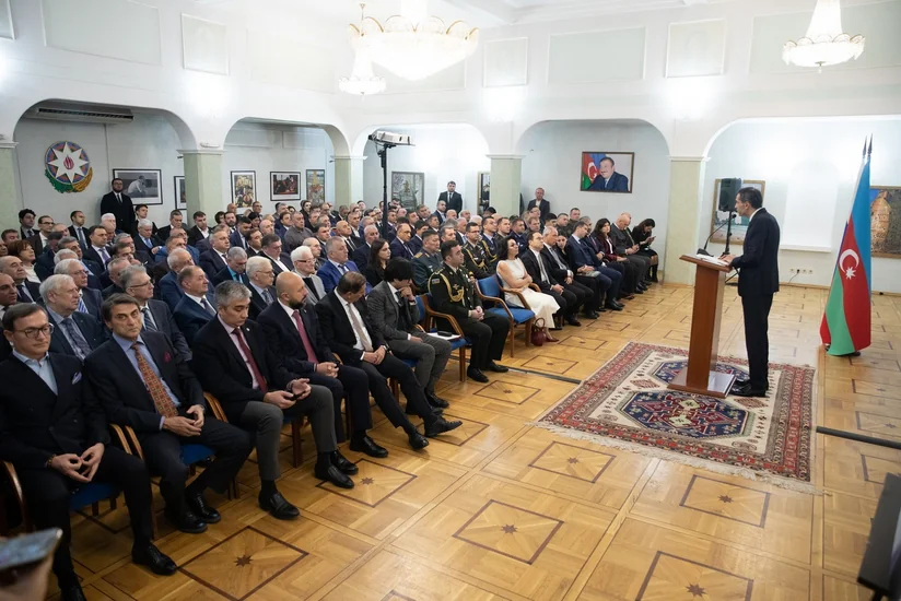 Moskvada 8 Noyabr - Zəfər Günü münasibətilə təntənəli qəbul keçirilib