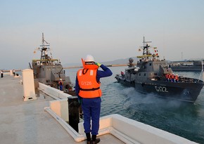 Azərbaycan HDQ-nin gəmiləri Xəzri-2025 birgə təlimi üçün yola düşüb