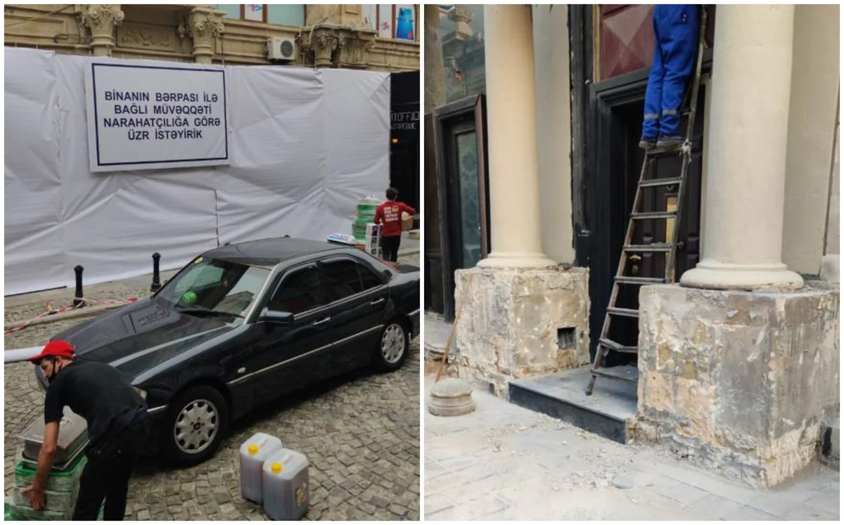 BŞİH: Tarixi binanın bərpasına başlandı