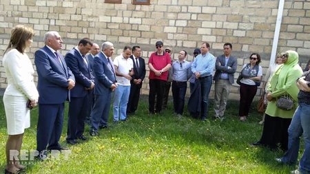 Diplomatik nümayəndəliklərin rəhbərləri Tovuzda olublar - FOTO