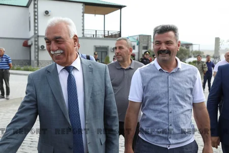 Zəngilanın Ağalı kəndinin sakinləri olan 10 ailə doğma yurduna çatıb