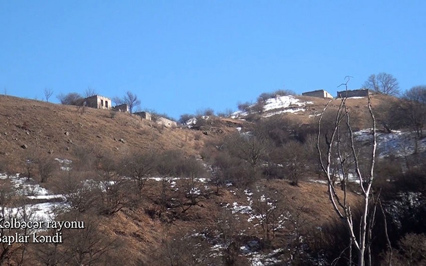 Footage of Shaplar village of Kalbajar