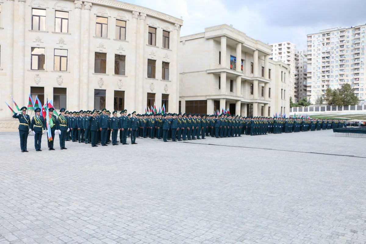 DSX-nin Akadеmiyasında gənc kursantların andiçmə mərasimi kеçirilib