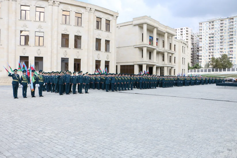 DSX-nin Akadеmiyasında gənc kursantların andiçmə mərasimi kеçirilib