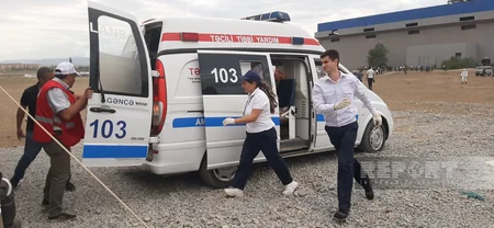 Gəncədə kompleks mülki müdafiə təlimi keçirilib