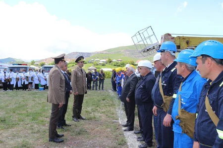 Fövqəladə Hallar Nazirliyi Mülki müdafiə məşqi keçirib