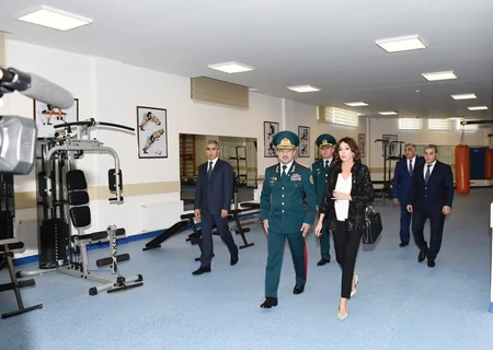 Birinci vitse-prezident DSX-nın Xüsusi Məktəbinin yeni tədris korpusunun açılışında iştirak edib