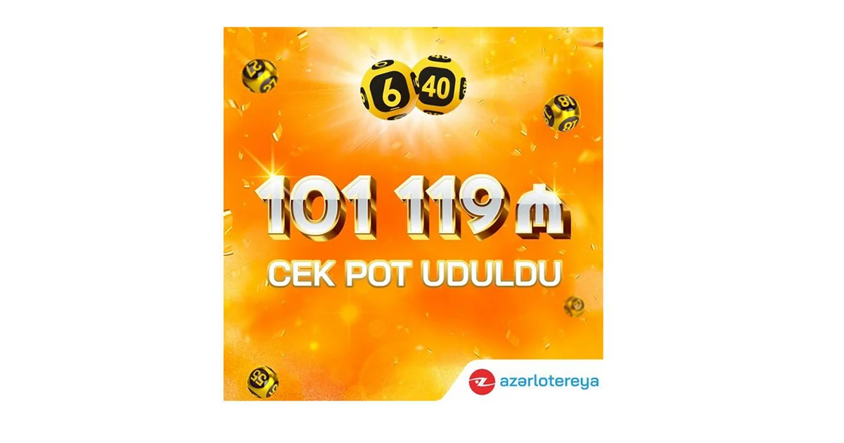 “6/40” tirajlı lotereyasında 101 119 manat dəyərində “Cekpot” uduldu
