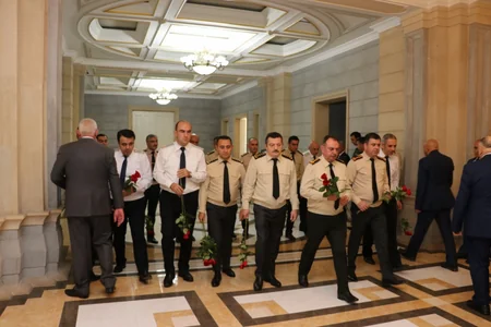 Hərbi Prokurorluqda qazilərlə görüş keçirilib