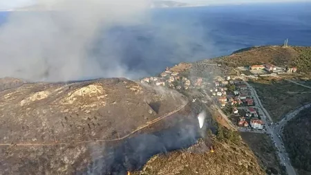 Türkiyənin məşhur turizm bölgəsində yanğın başlayıb