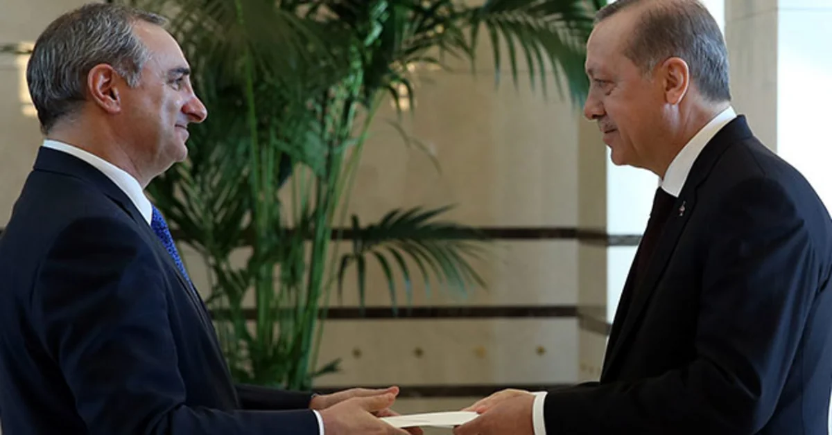 Türkiyə prezidenti İsrail səfirinin etimadnaməsini qəbul edib