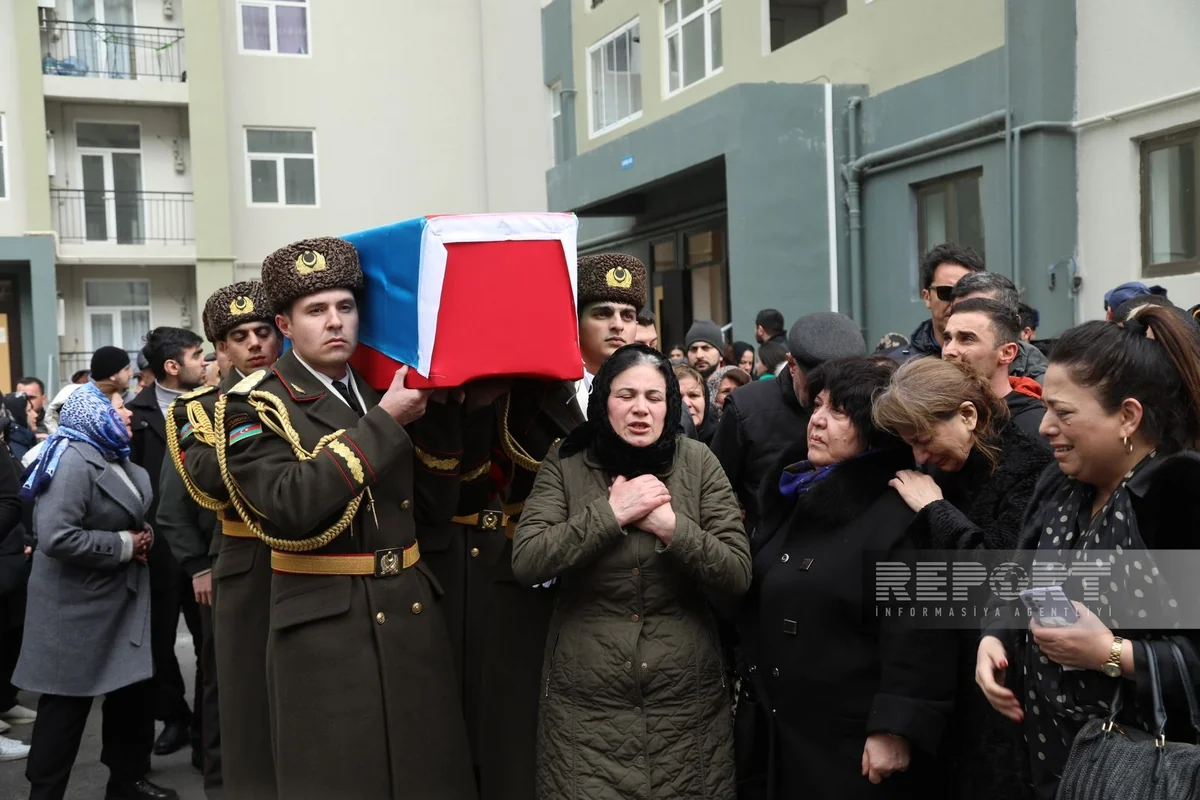 Şəhid Şəhriyar Əlibəyli II Şəhidlər xiyabanında dəfn edilib - YENİLƏNİB-3