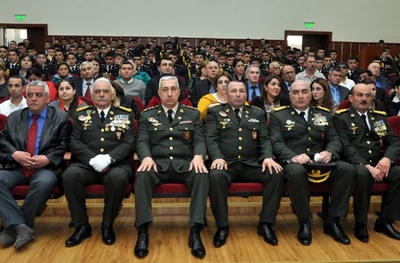 C.Naxçıvanski adına Hərbi Liseyin yaranmasının 45 illiyi qeyd edilib